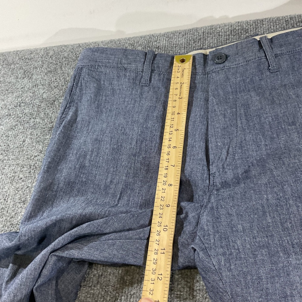 J.Crew 484 Slim Fit Stretch Pants Mens 32x32 Blue Heathered Chino Trousers - Picture 9 of 12